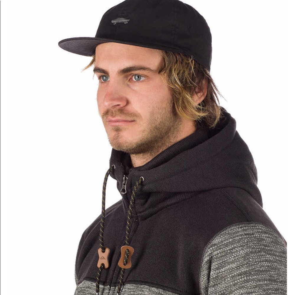 🆕QUIKSILVER KELLER BLOCK ZIP HOODIE - Picture 3 of 5